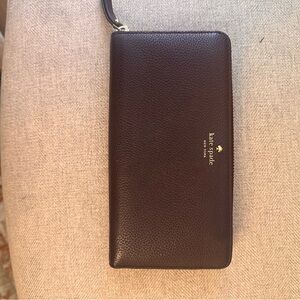 Kate Spade Dark Brown Leather Wallet